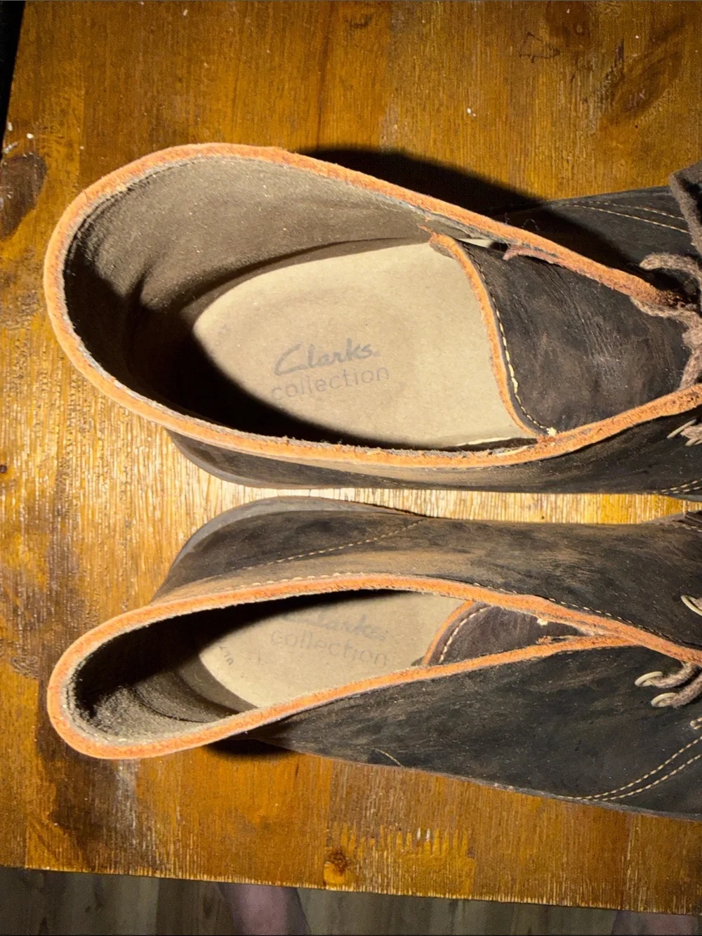Clarks classic brown